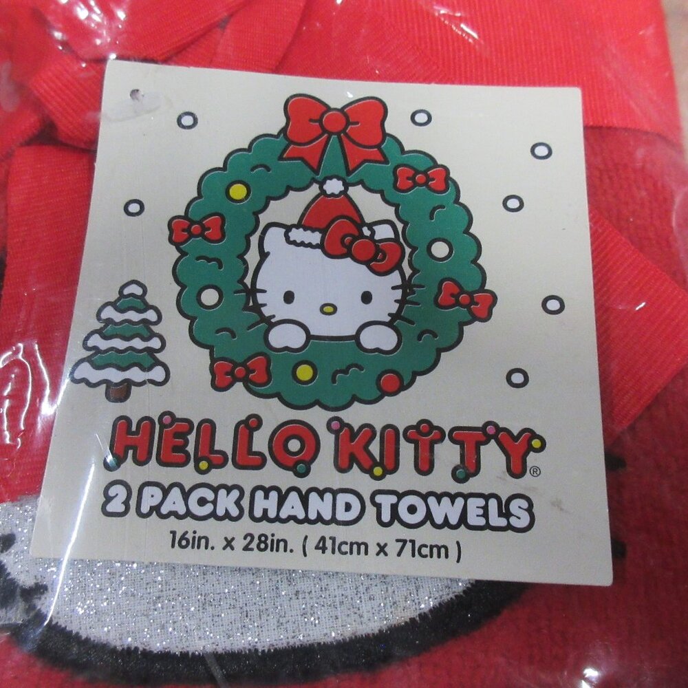 Hello Kitty 2 pack Hand Towel Set